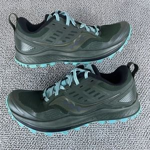 Saucony Peregrine 10 Pine Green Trail Hiking Shoes Sneakers Women's Size 7